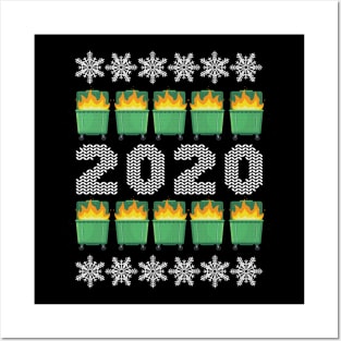 Goodbye 2020 Ugly Christmas Sweater Posters and Art